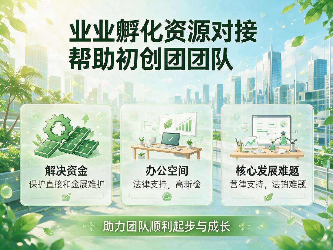 创业孵化资源对接能为初创团队解决哪些核心发展难题