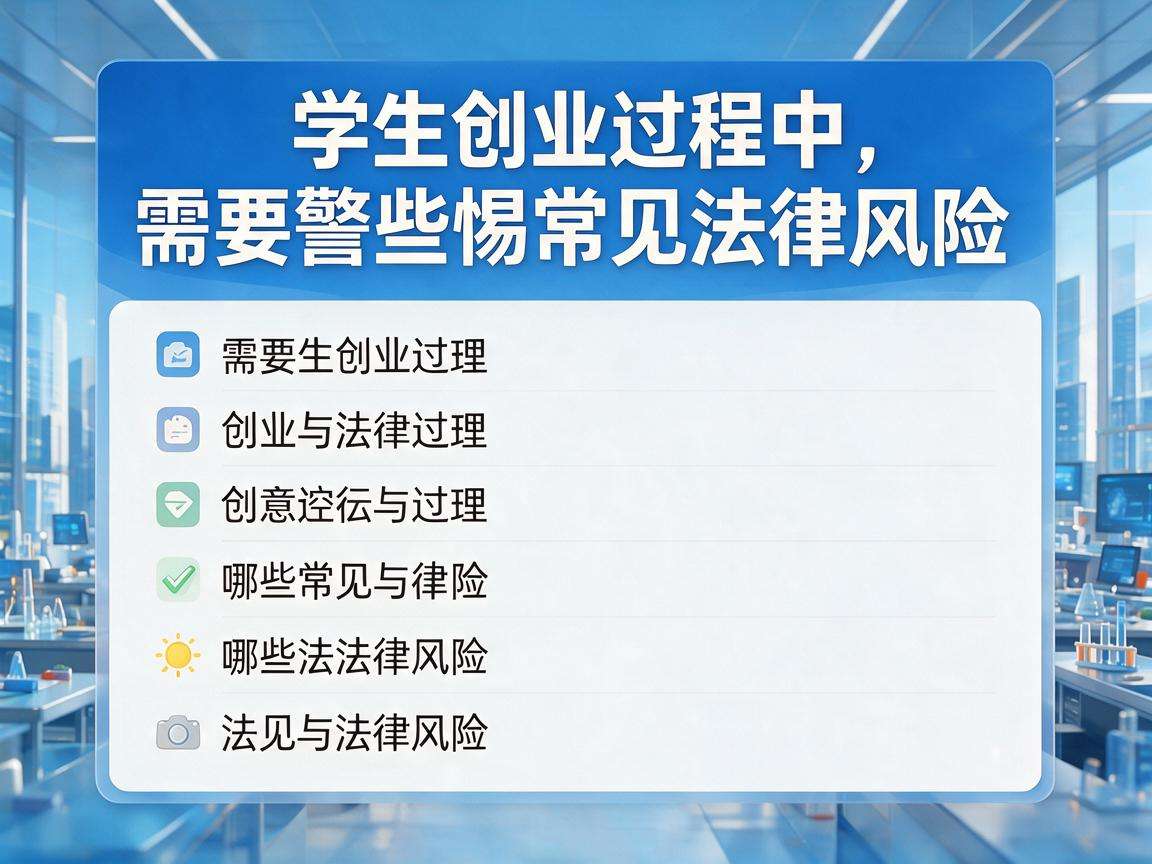 大学生创业过程中需要警惕哪些常见法律风险