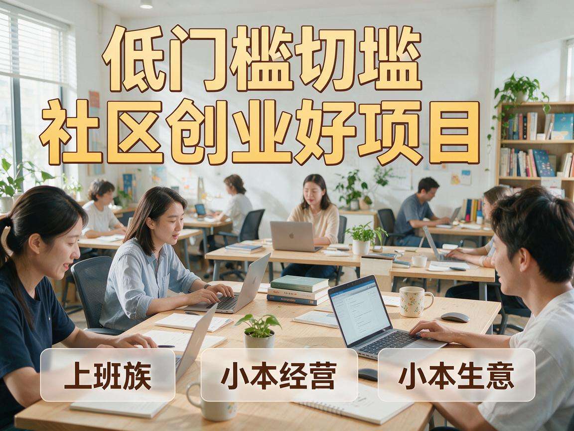 普通人低门槛切入社区创业好项目都有哪些可选项