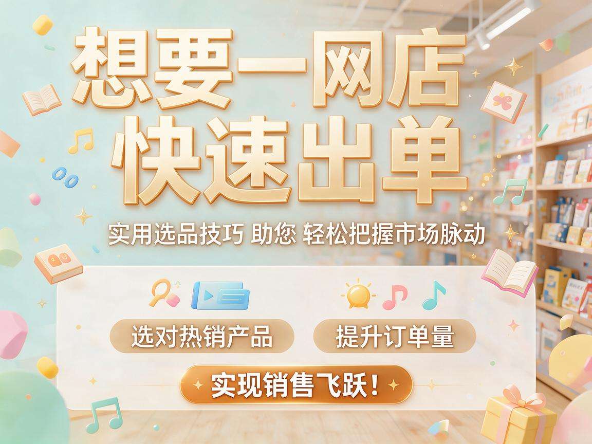 个人网店想要快速出单有哪些实用选品技巧