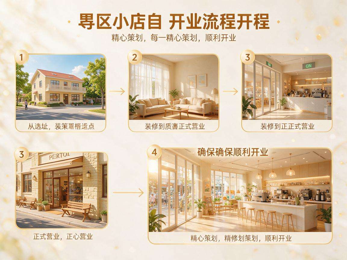 想在社区开家小店 完整开业流程都有哪些步骤