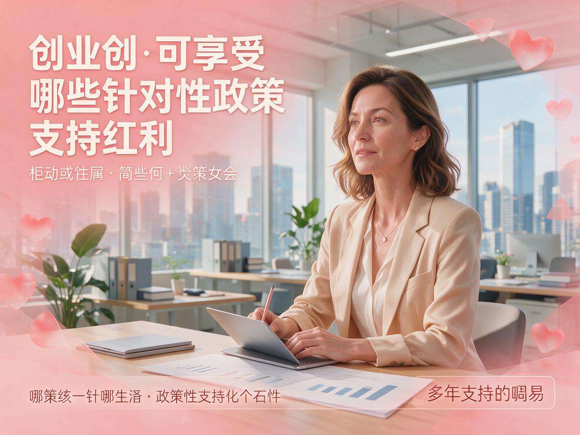当前女性创业可享受哪些针对性政策支持红利