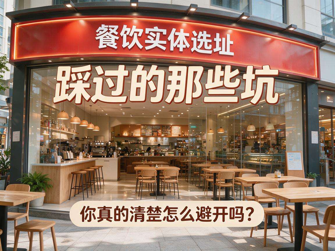 餐饮实体店选址踩过的那些坑,你真的清楚怎么避开吗