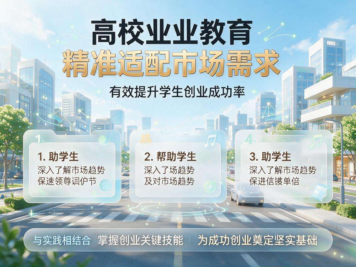 高校创业教育如何适配市场需求真正提升学生创业成功率
