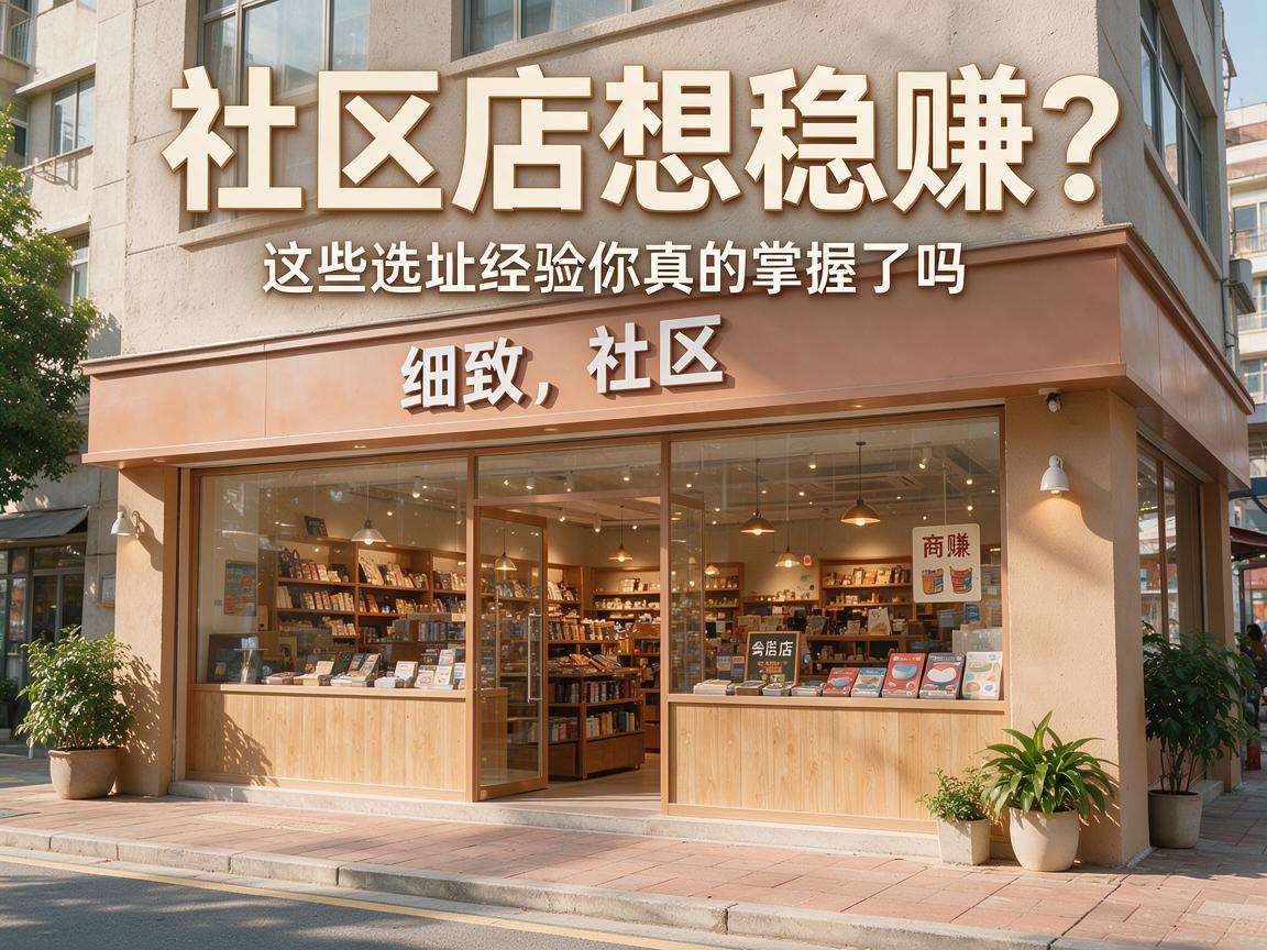 开社区店想稳赚?这些选址经验你真的掌握了吗