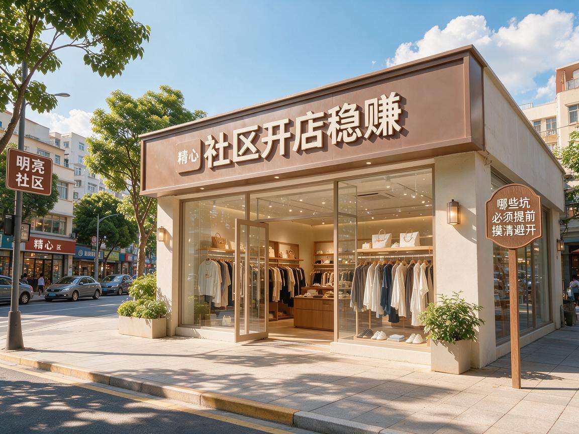普通人想在社区开店稳赚,哪些坑必须提前摸清避开