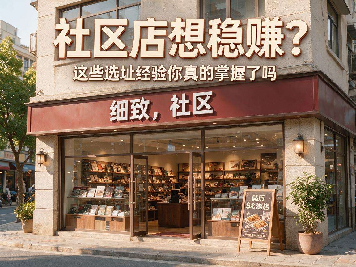 开社区店想稳赚?这些选址经验你真的掌握了吗