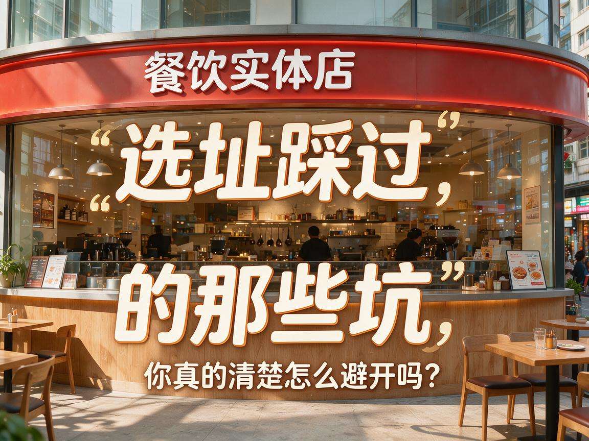 餐饮实体店选址踩过的那些坑,你真的清楚怎么避开吗