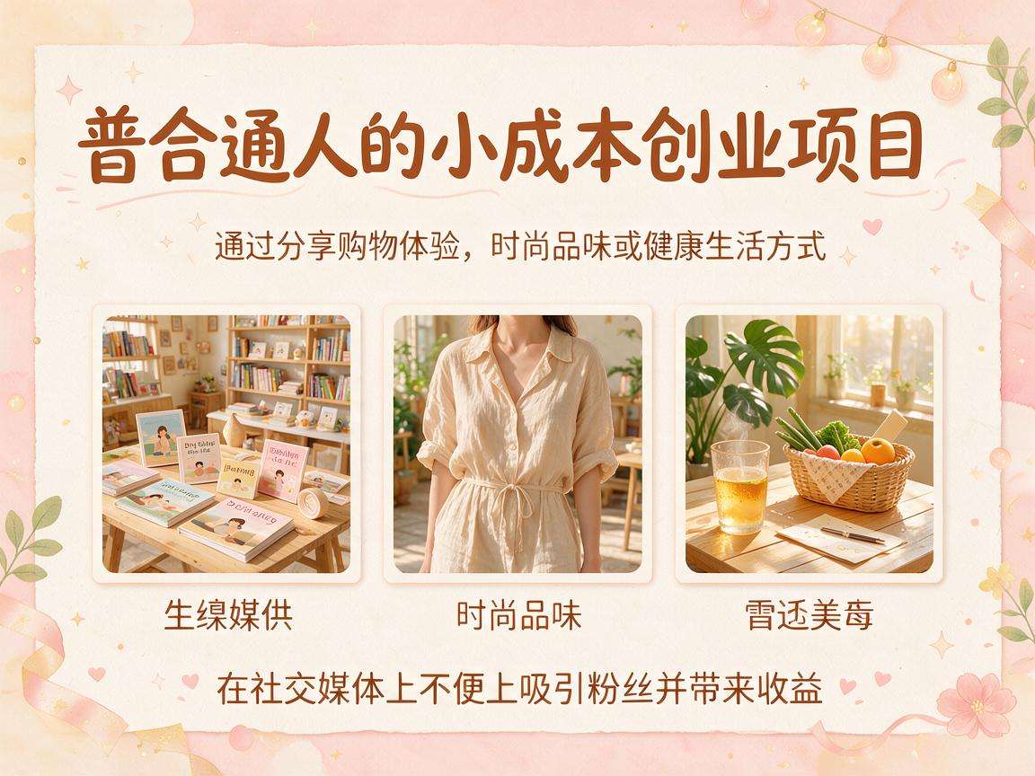 适合普通人的小成本创业项目都有哪些值得尝试的方向