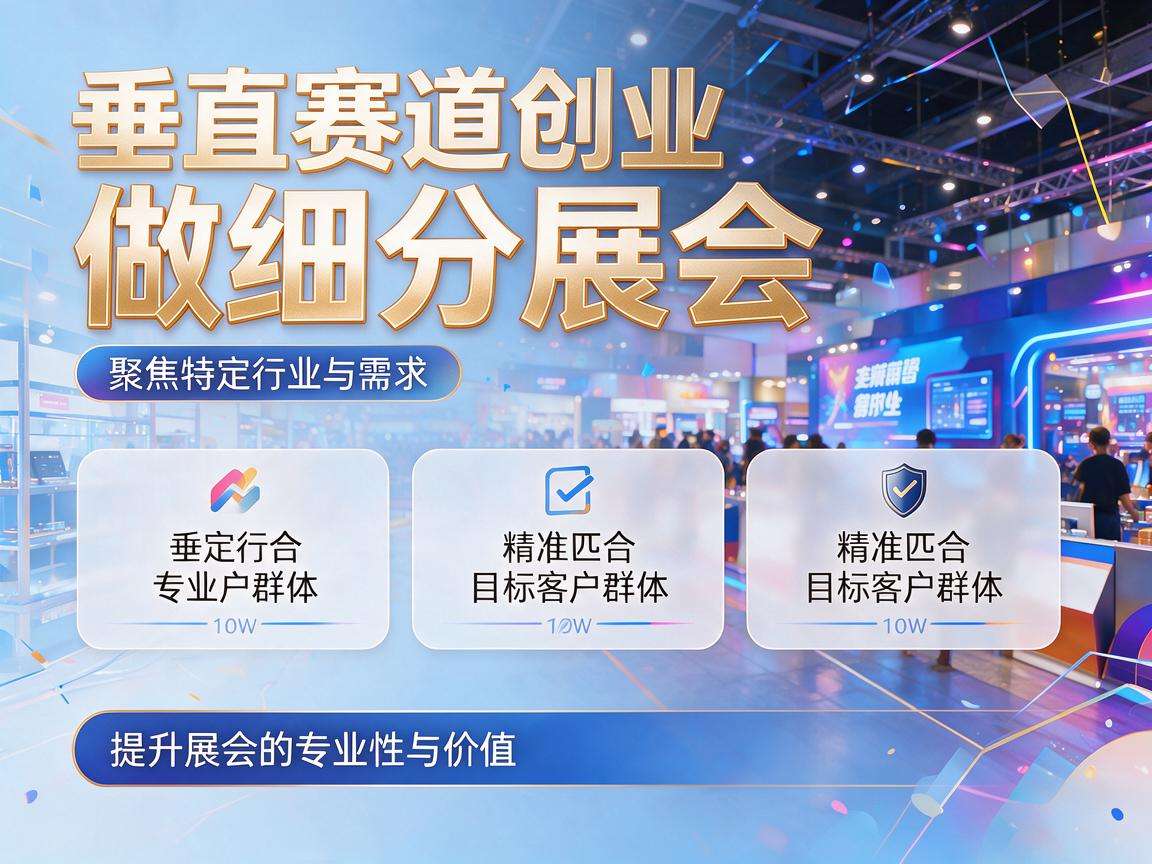 小众垂直赛道创业,做细分展会是不是值得入局的好方向?