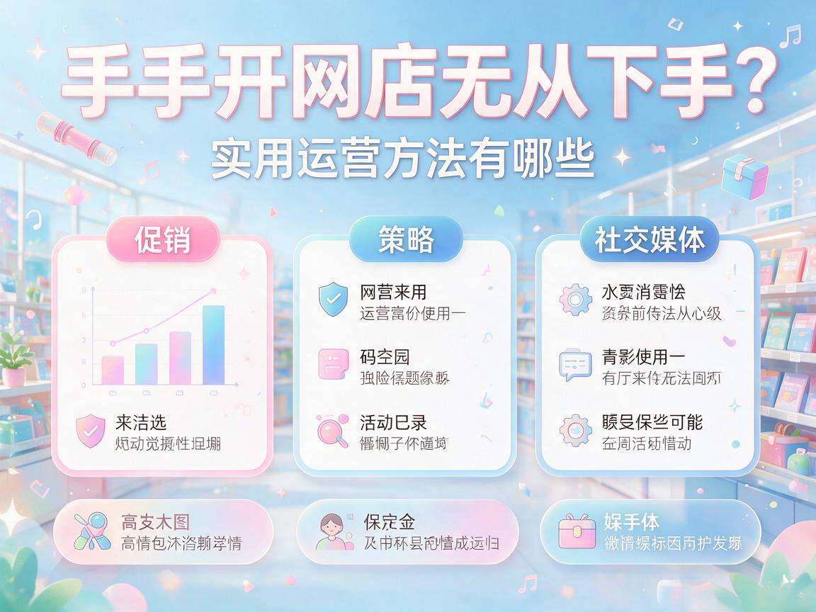 新手开网店无从下手?实用运营方法有哪些