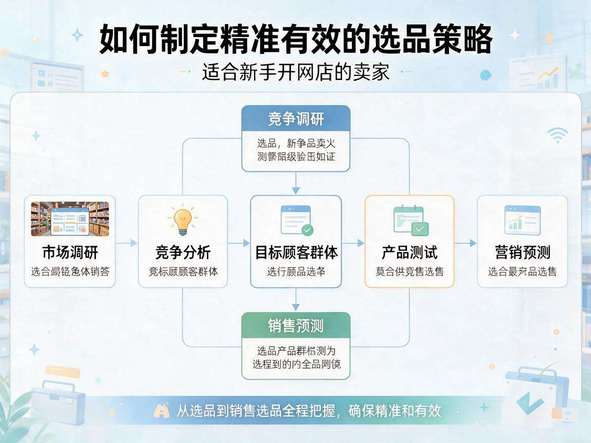 新手开网店该怎么制定精准有效的选品策略