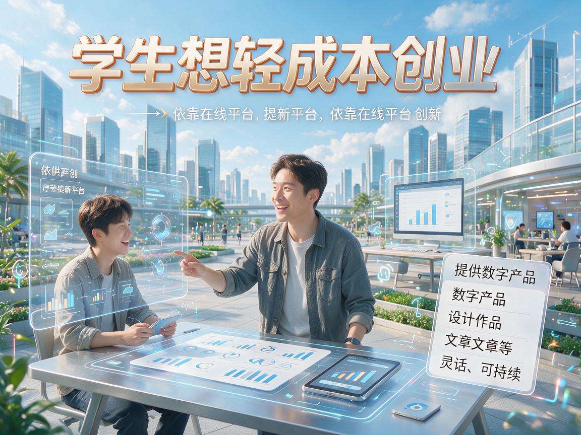 大学生想轻成本创业有哪些靠谱的方向可以选择