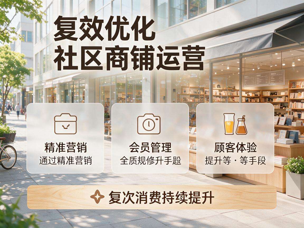 如何高效优化社区商铺运营实现复次消费持续提升