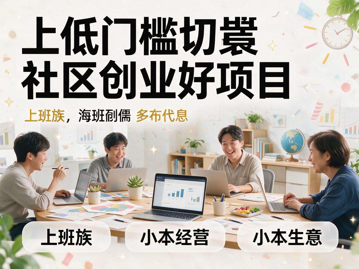 普通人低门槛切入社区创业好项目都有哪些可选项