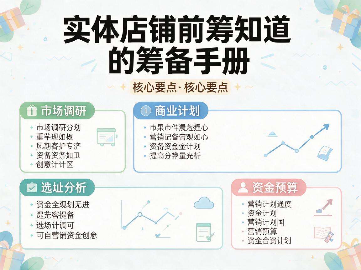 开实体店铺前要知道的筹备手册核心要点有哪些