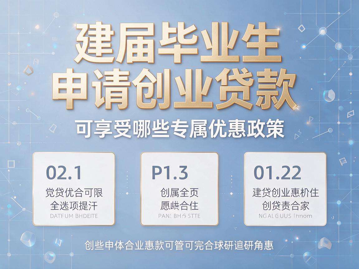 应届毕业生申请创业贷款可享受哪些专属优惠政策