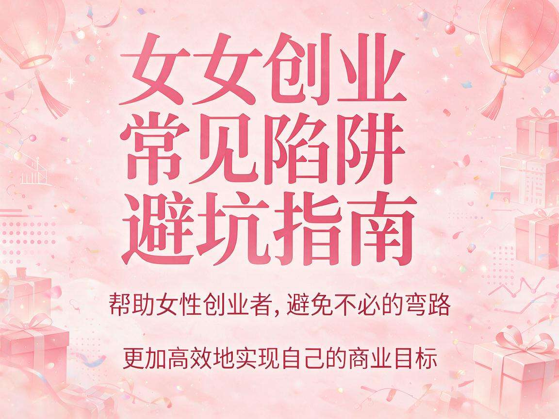 女性创业常见陷阱有哪些？这份避坑指南帮你少走弯路