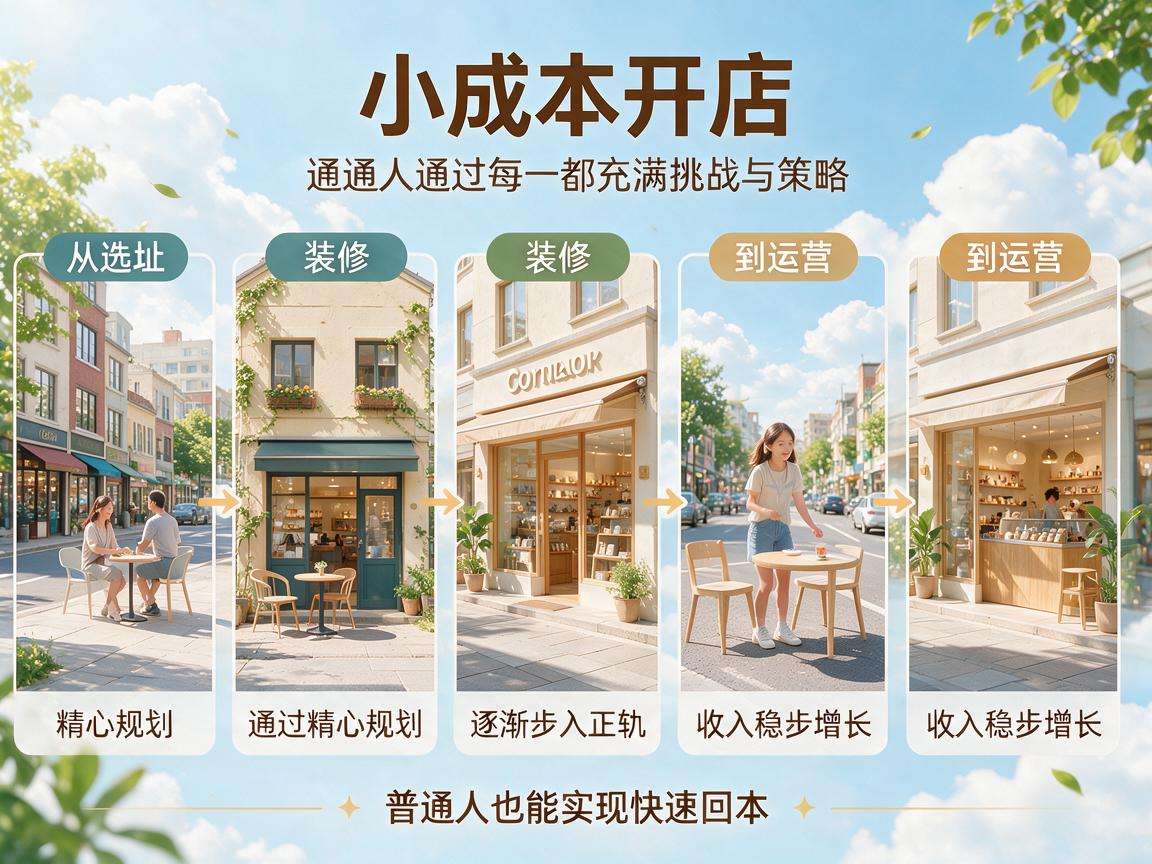 普通人走对小成本开店全流程真的能快速回本吗