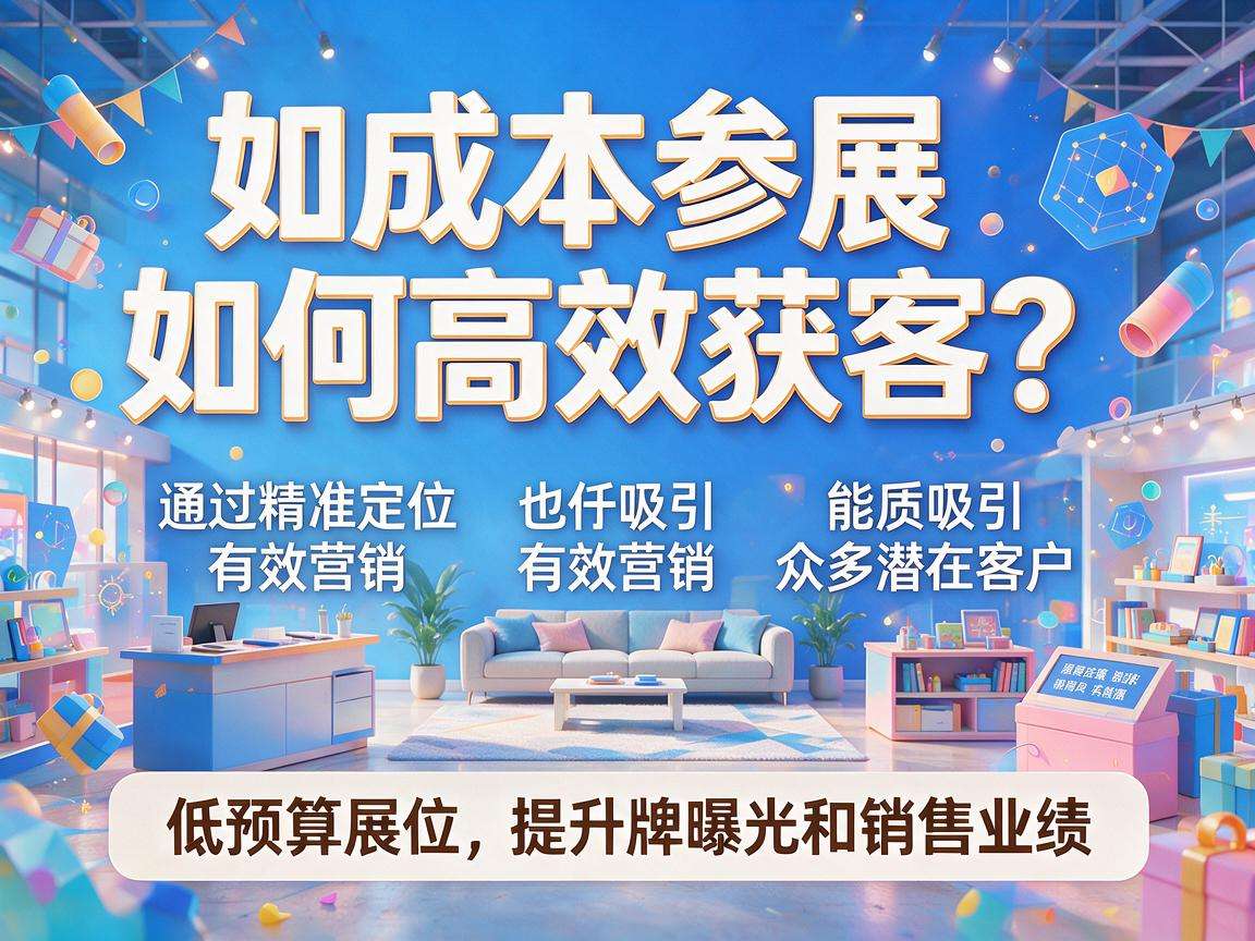 小成本参展怎么操作才能高效获客