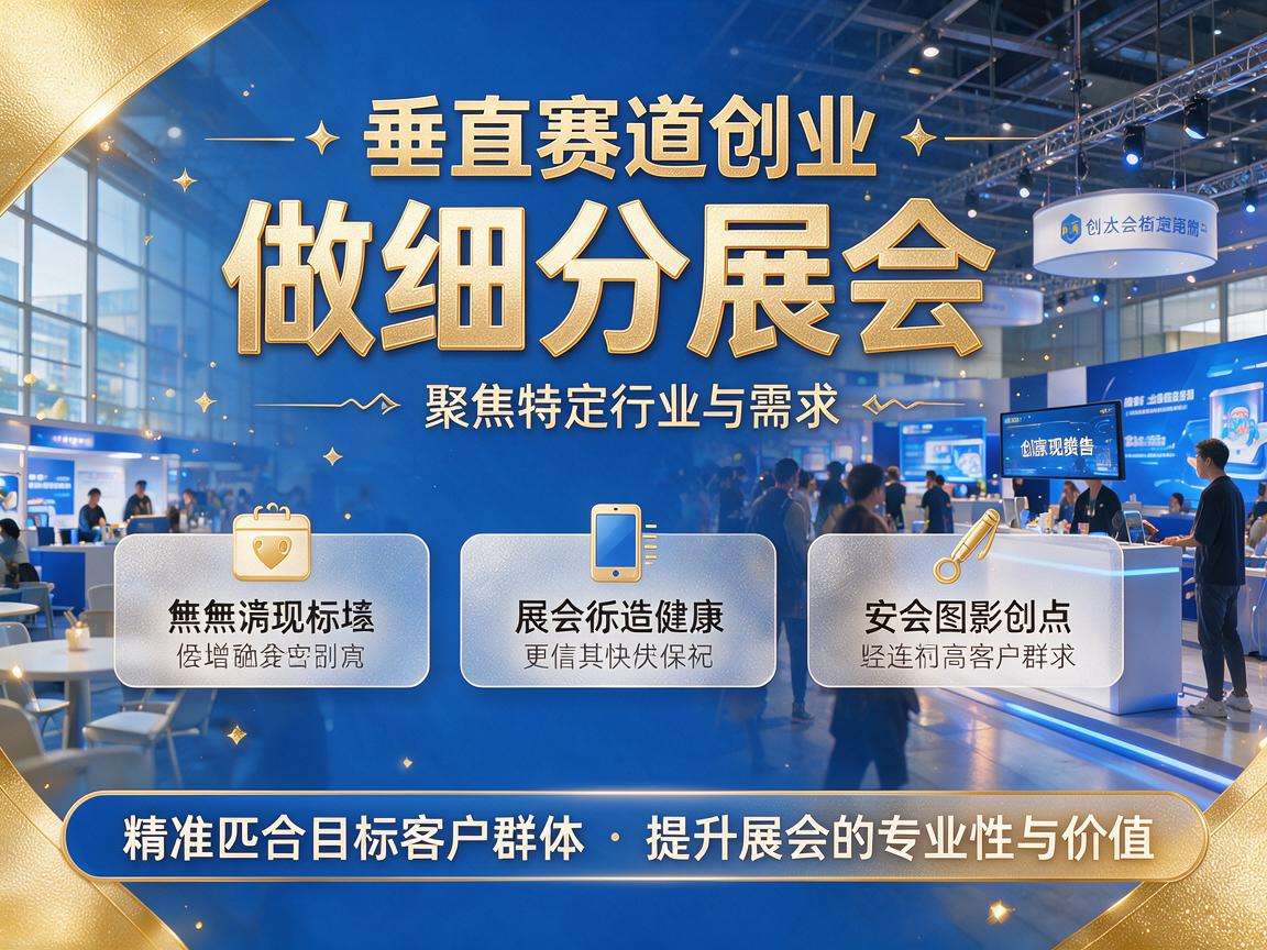 小众垂直赛道创业,做细分展会是不是值得入局的好方向?