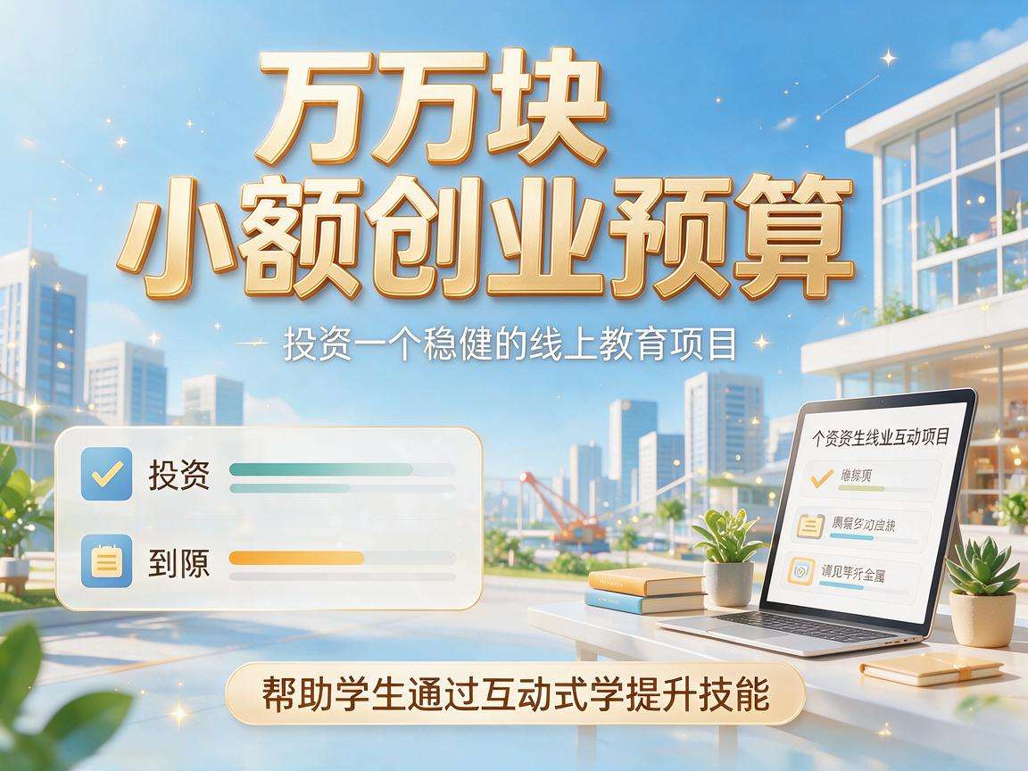 普通人手里有三万块,能找哪些稳当的小额创业好项目?