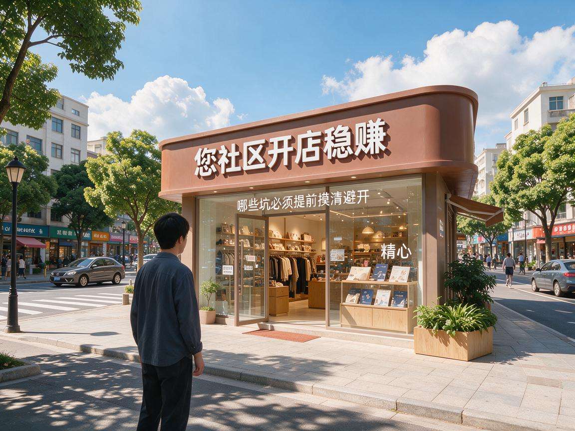 普通人想在社区开店稳赚,哪些坑必须提前摸清避开