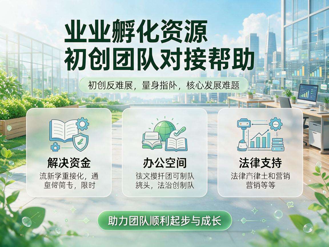 创业孵化资源对接能为初创团队解决哪些核心发展难题
