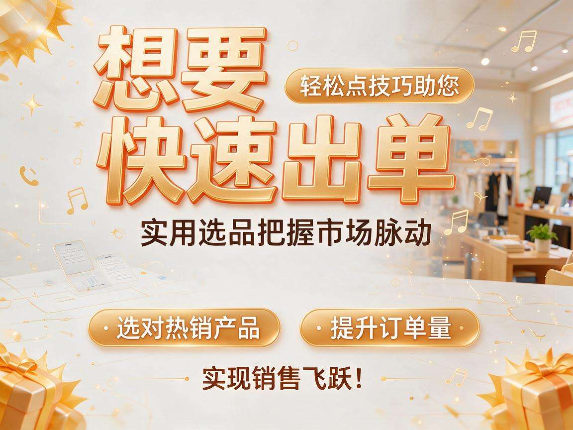 个人网店想要快速出单有哪些实用选品技巧