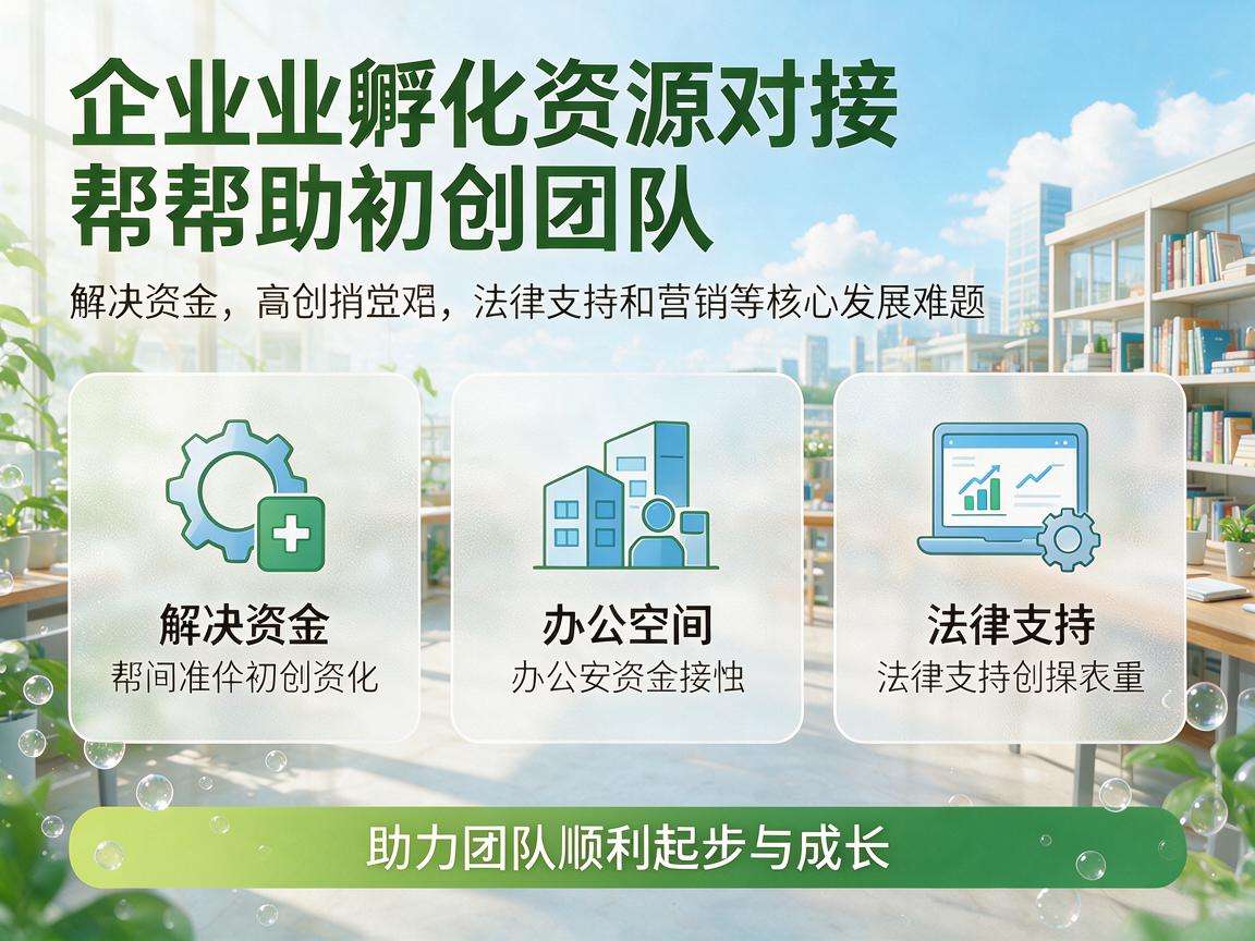 创业孵化资源对接能为初创团队解决哪些核心发展难题