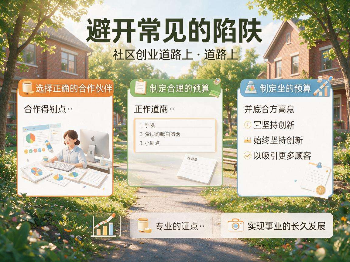 想在社区创业少走弯路必须避开哪些常见陷阱