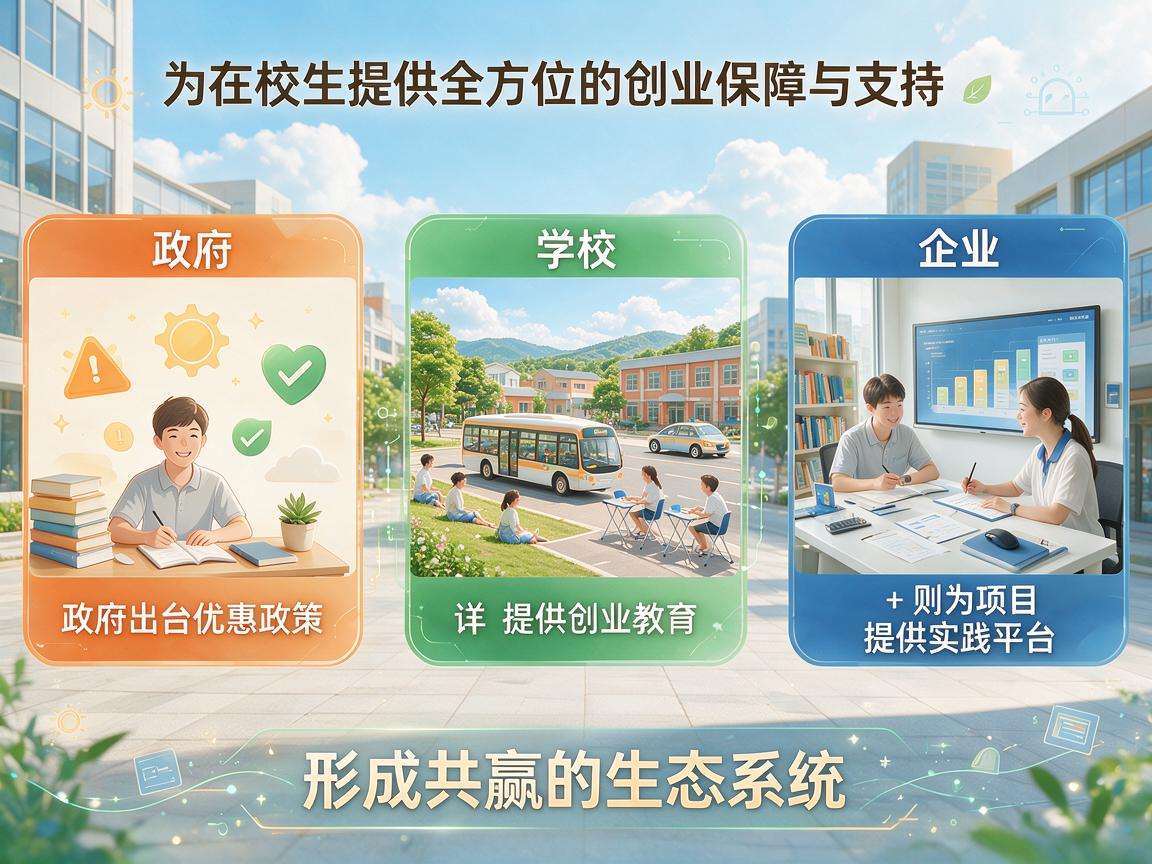 在校生创业权益该怎样通过多方协同得到全方位保障