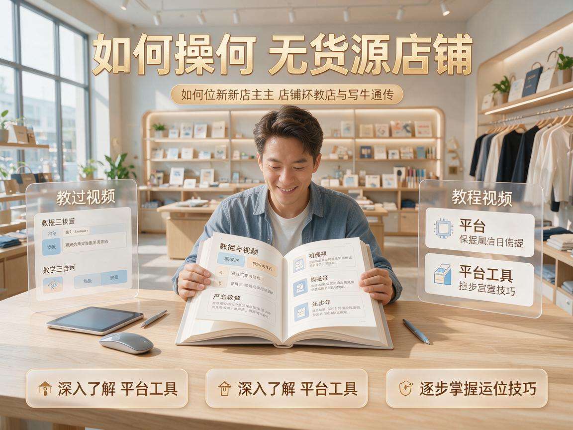 新手怎么做无货源开店完整实用教程在哪里能找到