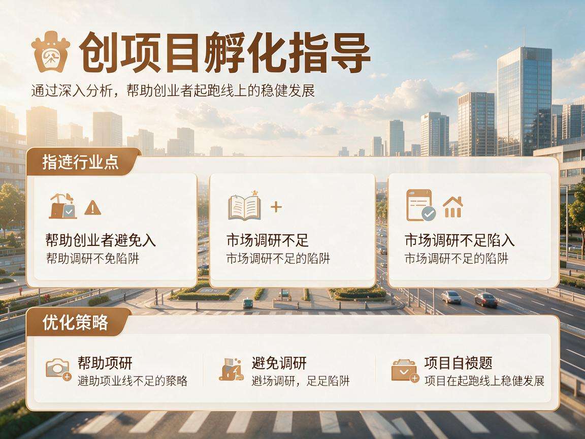 初创项目孵化指导能帮创业新手避开哪些核心踩坑点