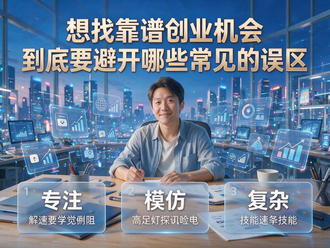 普通人想找靠谱创业机会到底要避开哪些常见的误区