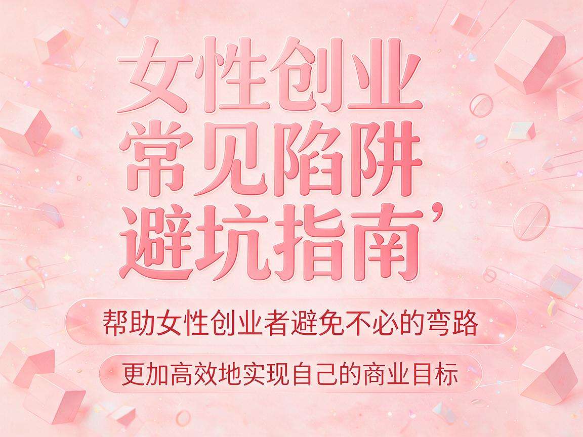 女性创业常见陷阱有哪些?这份避坑指南帮你少走弯路