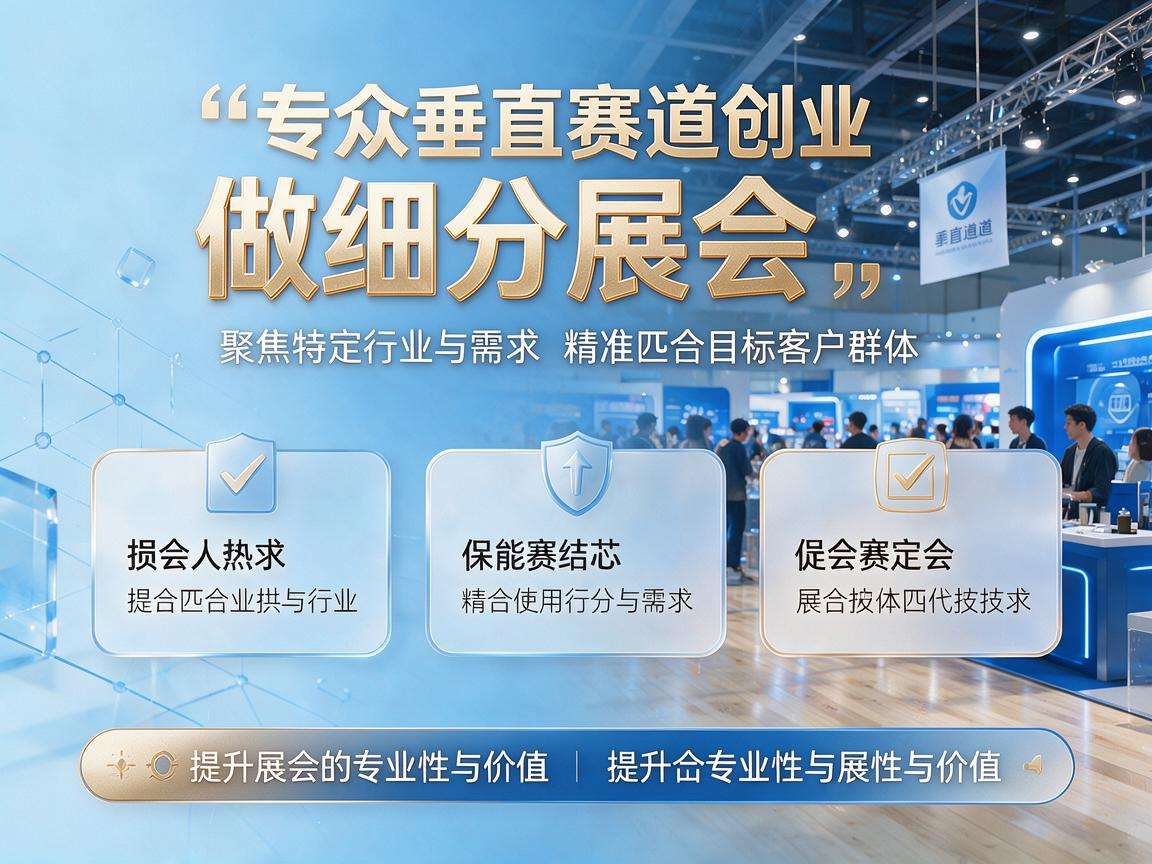 小众垂直赛道创业,做细分展会是不是值得入局的好方向?