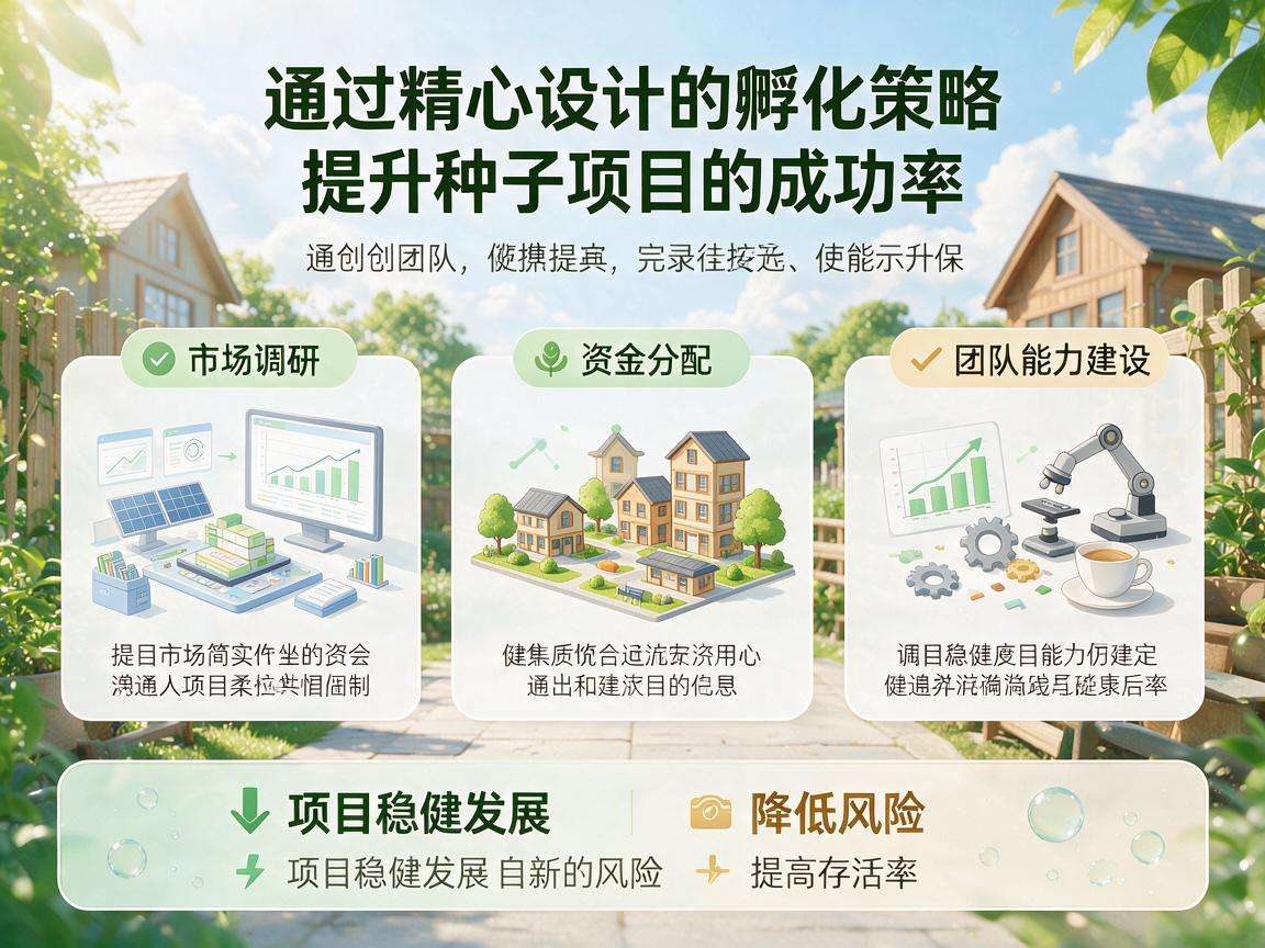 初创团队如何制定适配的种子项目孵化策略提升存活率