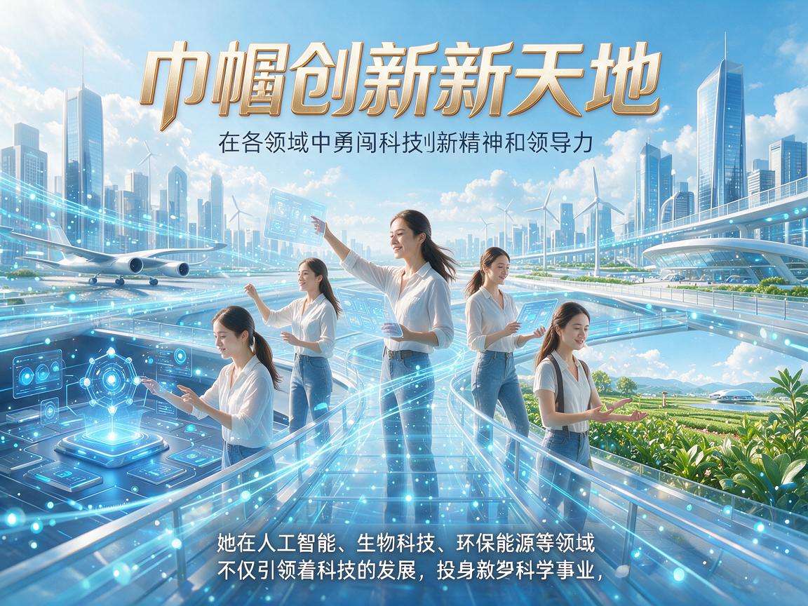 巾帼创新先锋们是如何在各领域闯出科创新天地的
