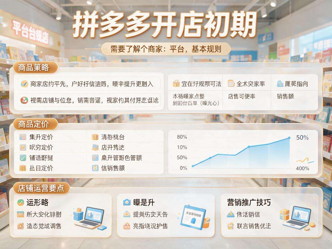 新手做拼多多开店基础都有哪些必须提前了解的要点