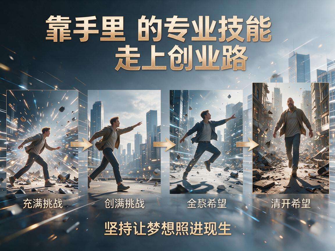 普通人靠手里的专业技能走上创业路真的可行吗
