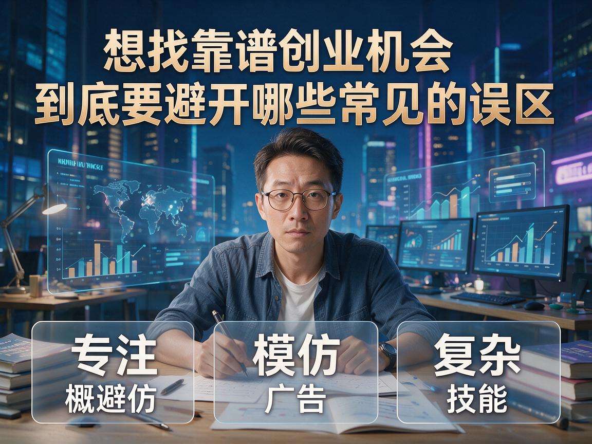 普通人想找靠谱创业机会到底要避开哪些常见的误区