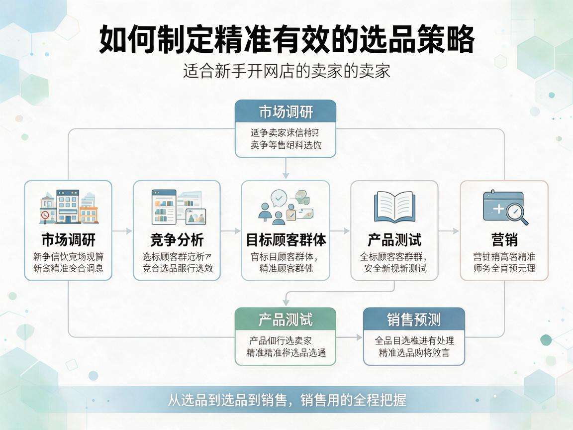 新手开网店该怎么制定精准有效的选品策略