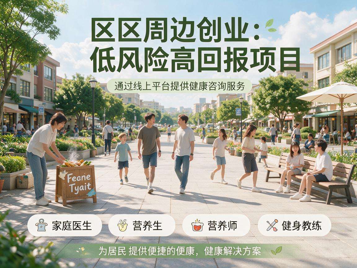 社区周边创业有哪些低风险高回报的好项目值得尝试
