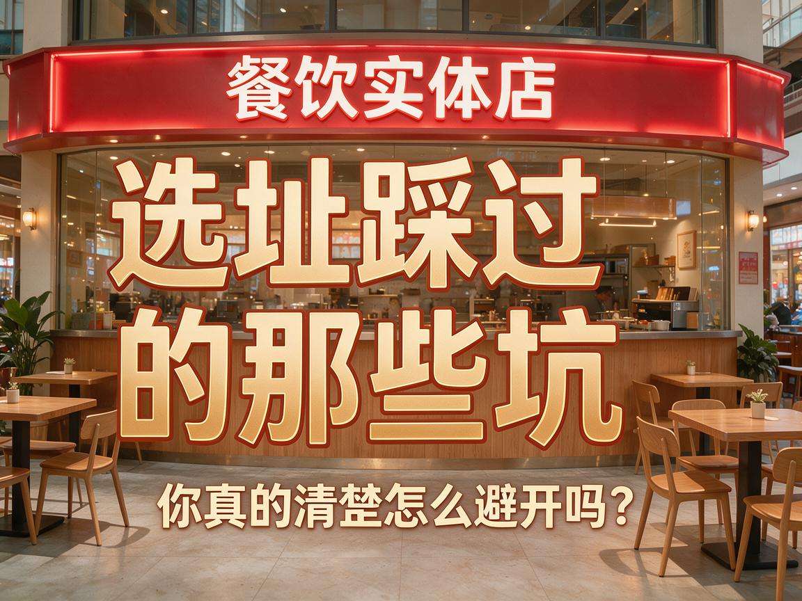 餐饮实体店选址踩过的那些坑，你真的清楚怎么避开吗