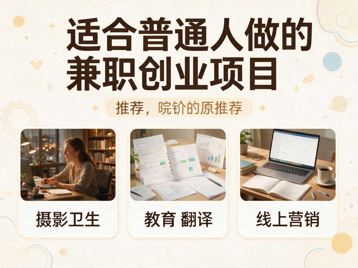 适合普通人做的兼职创业项目都有哪些值得推荐
