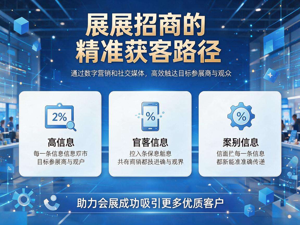 会展招商怎么才能找到高效且精准的获客路径