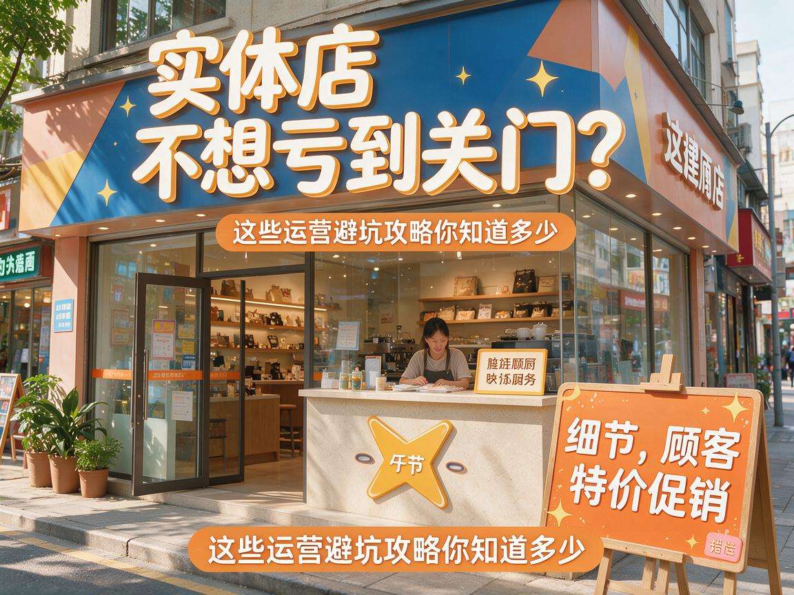 开实体店不想亏到关门?这些运营避坑攻略你知道多少