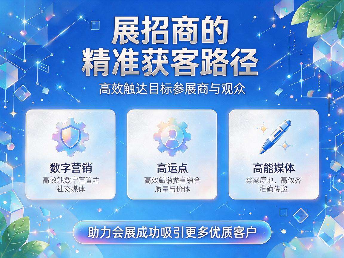 会展招商怎么才能找到高效且精准的获客路径