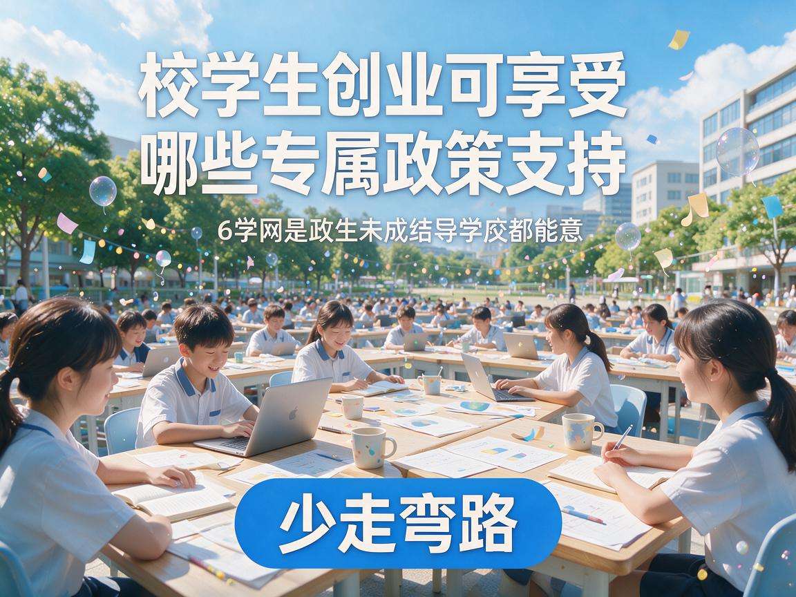 在校学生创业可享受哪些专属政策支持能少走弯路